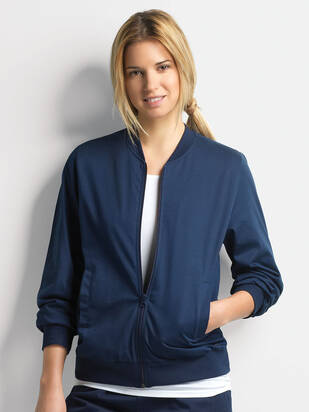 ISA Loungewear Jacket dunkelblau
